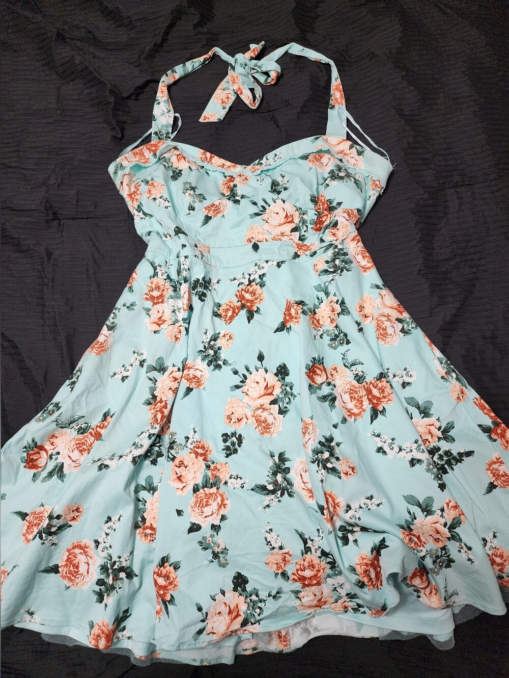 Hot Topic Retro Fit And Flare Dress